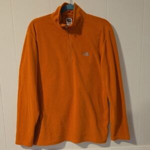 The North Face Vibrant Orange Fleece Half-Zip
